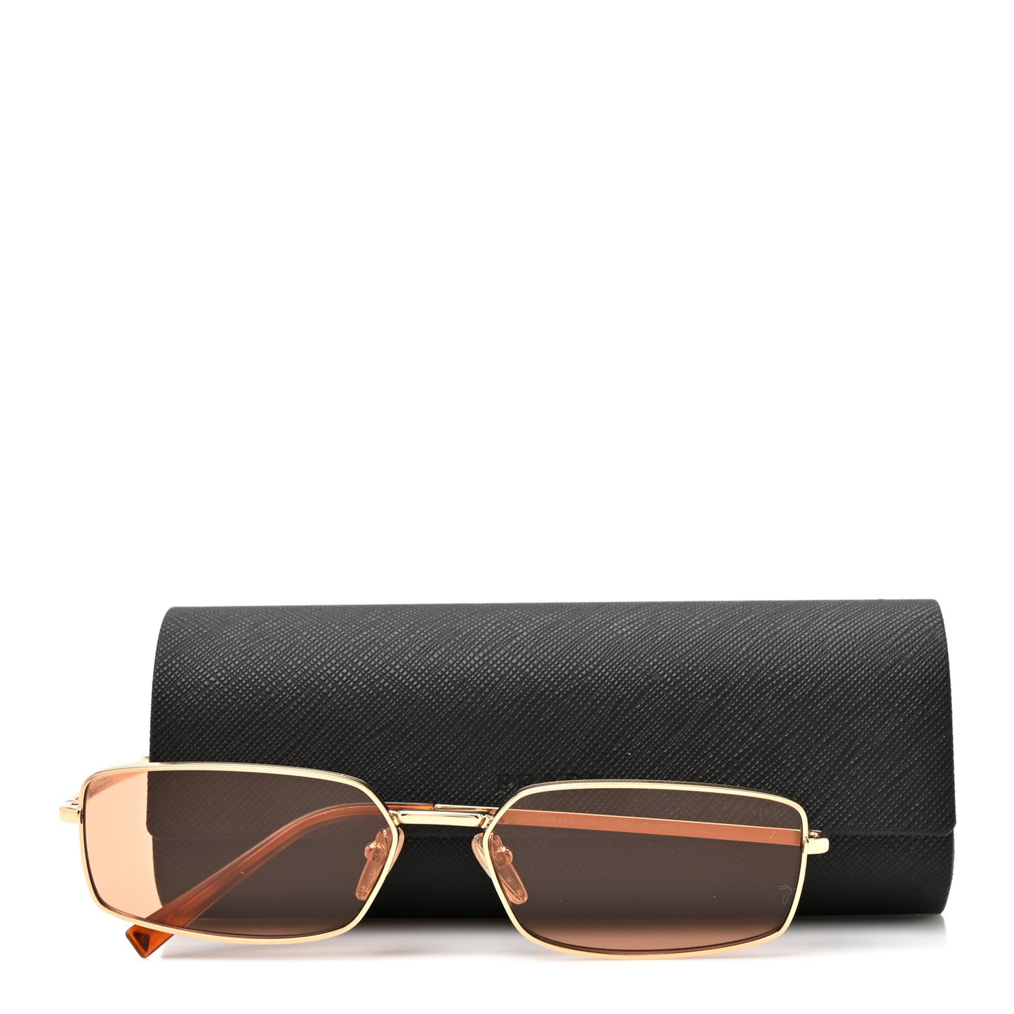 Metal Rectangular Sunglasses SPR A60 Gold