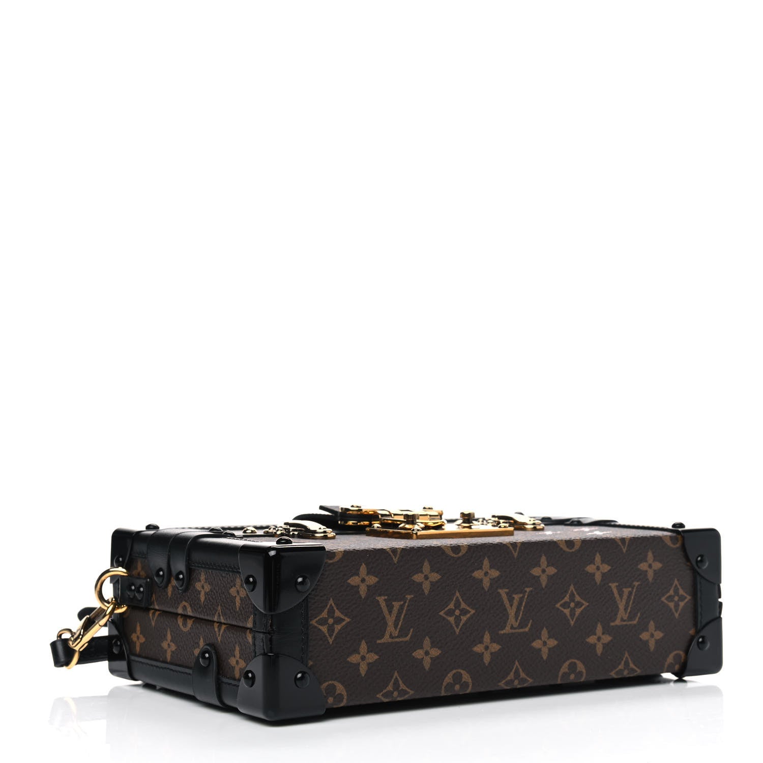 Louis Vuitton Monogram Petite Malle Black 3 of 5