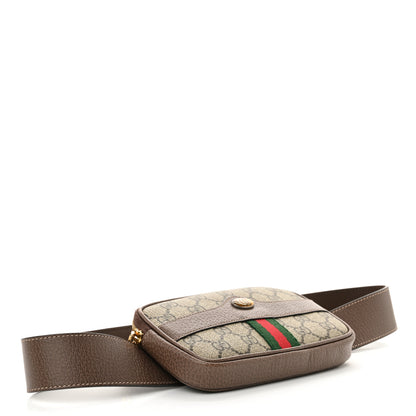 Gucci GG Supreme Monogram Ophidia Belted iPhone Case 85 34 Dark Brown 4 of 11