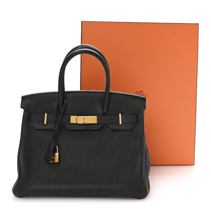 Hermes Togo BIRKIN 30 Black 11 of 11