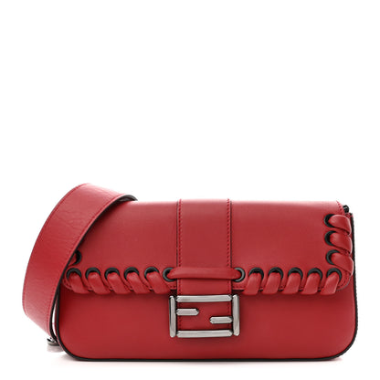 Fendi Vitello Dolce Lace Up Baguette Ribes 1 of 10