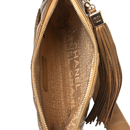 Chanel Metallic Caviar Quilted Timeless CC Shoulder Bag Gold 5 of 12