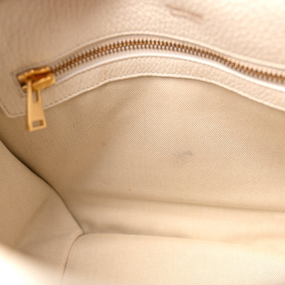 Tom Ford Grained Calfskin Large T Clasp Tara Crossbody Bag White 11 of 13