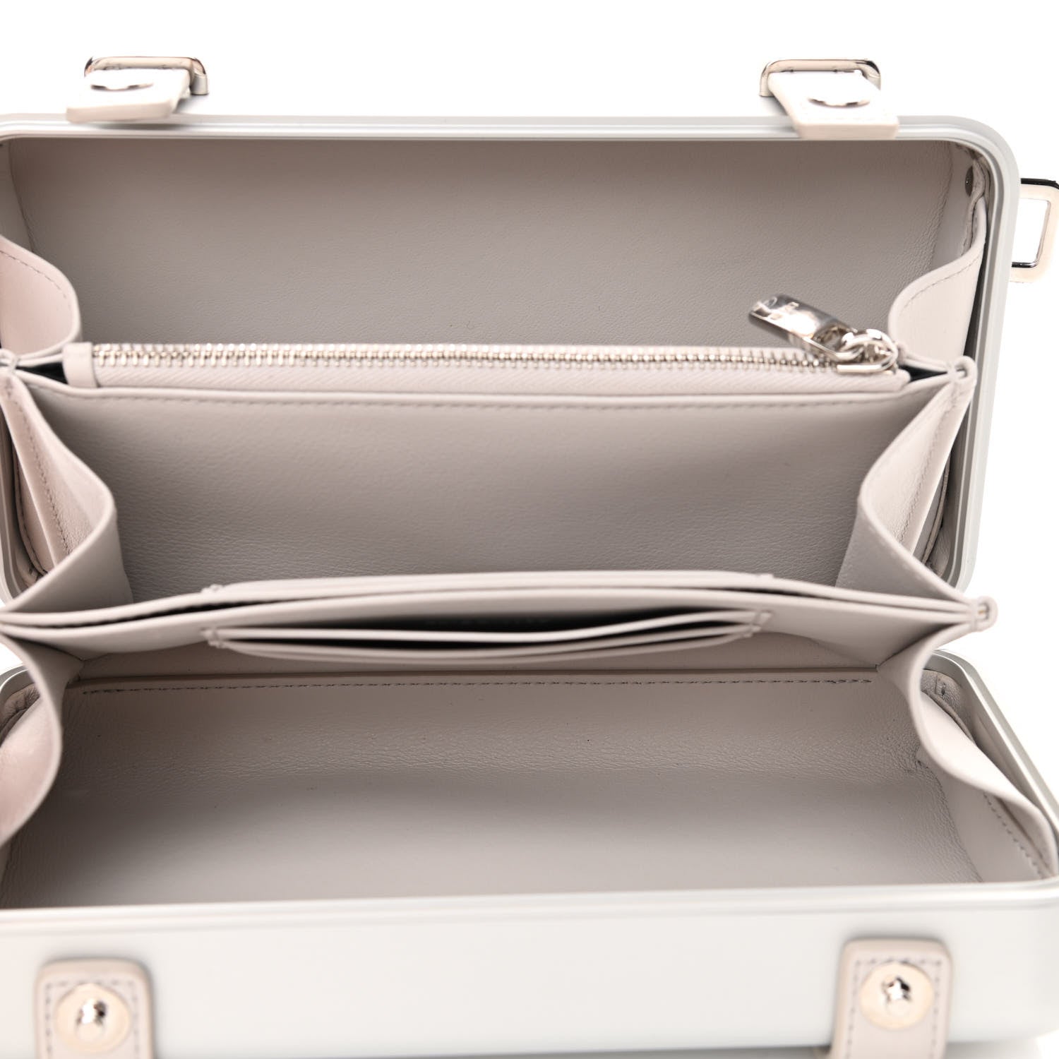 Christian Dior X RIMOWA Aluminum Personal Clutch On Strap Silver 5 of 11