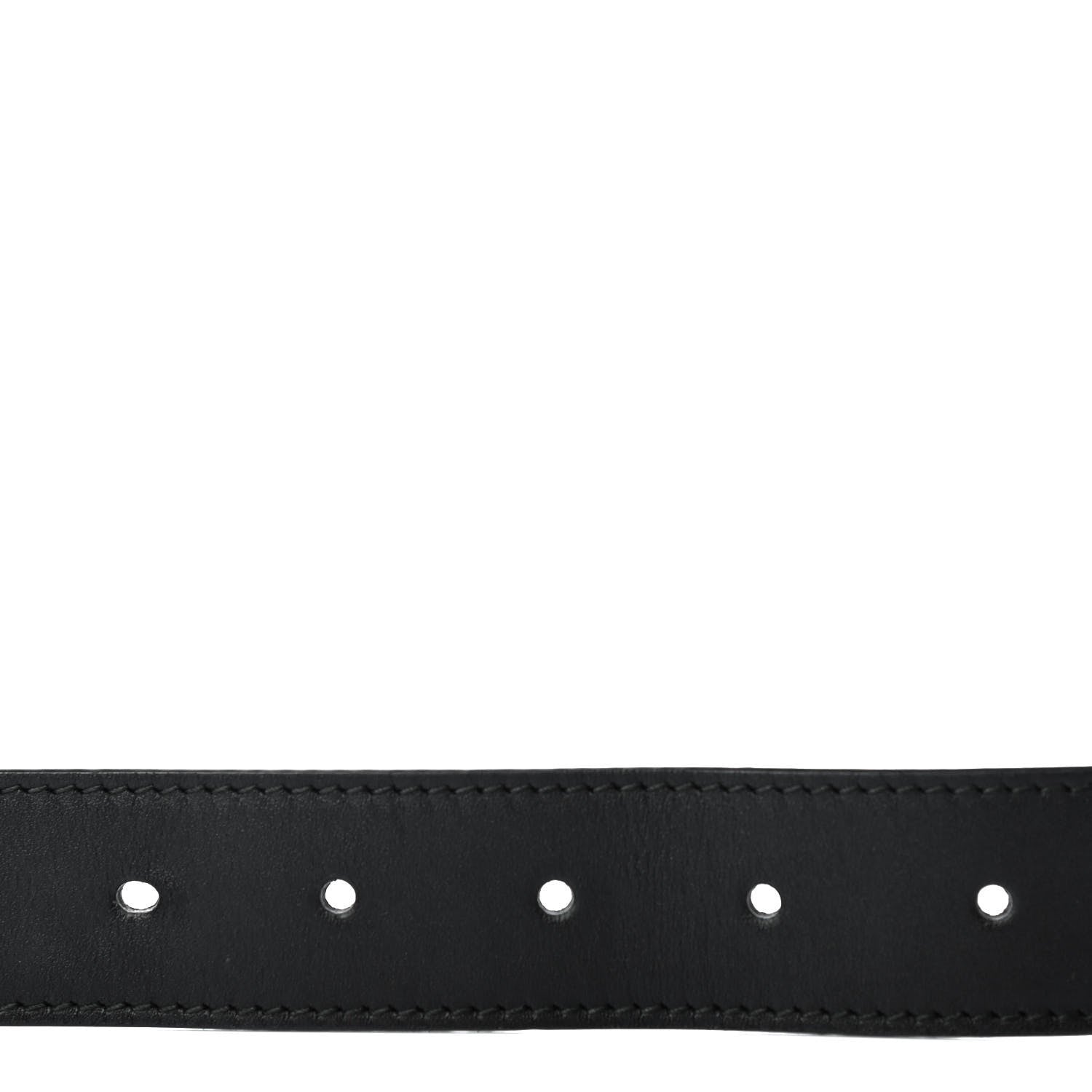 Gucci Calfskin Double G 30mm Belt 90 36 Black 3 of 4