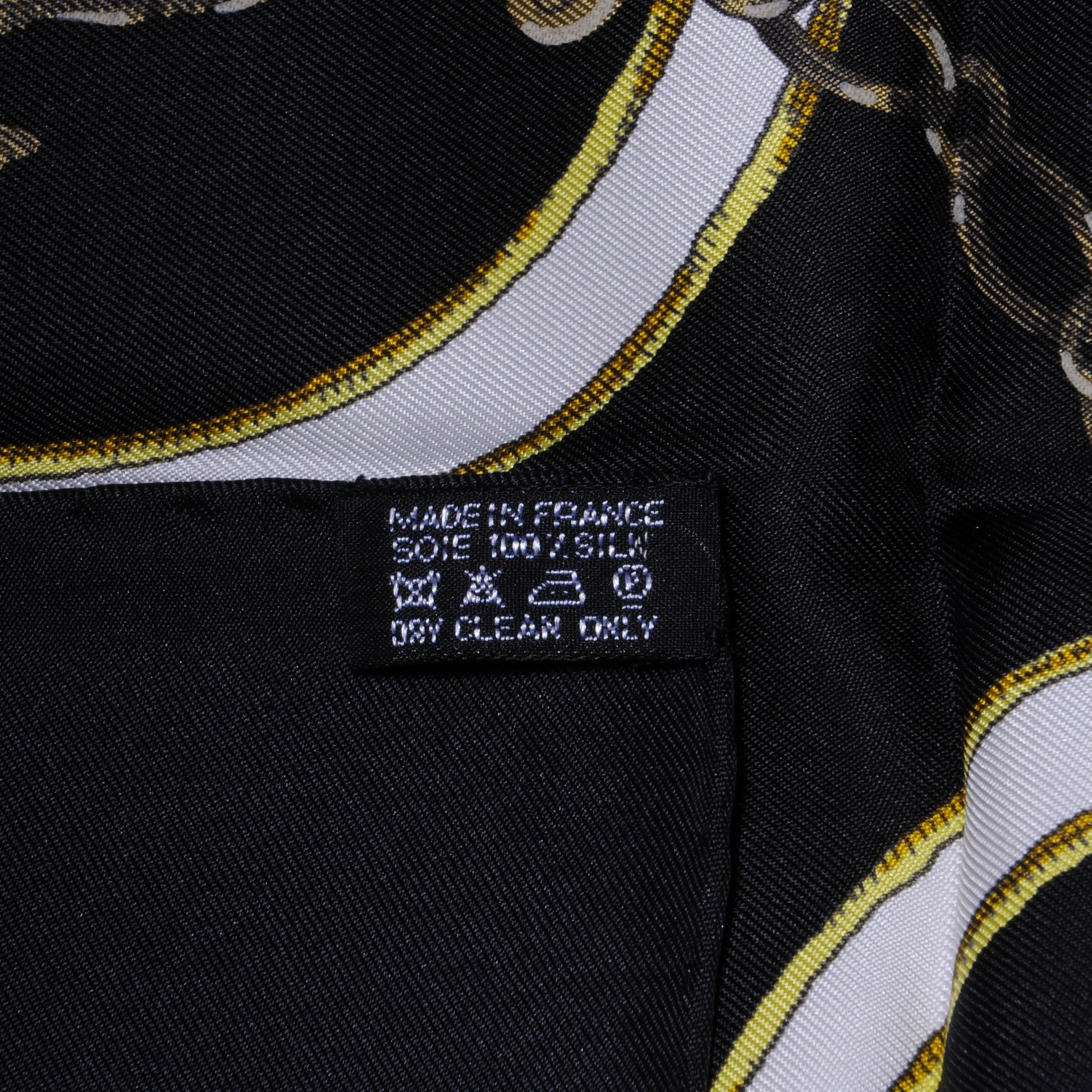 Hermes Silk Scarf L'Instruction Du Roy Scarf 90 Black Gold 5 of 5