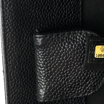 Chanel Caviar Quilted Petit Shopping Tote PST Black 7 of 14