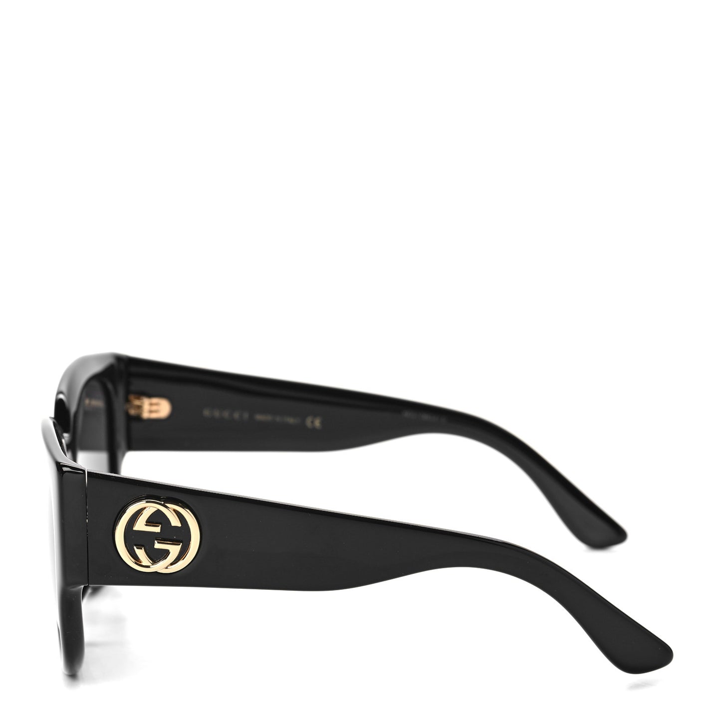 Acetate Square Frame Sunglasses GG0142SA Black