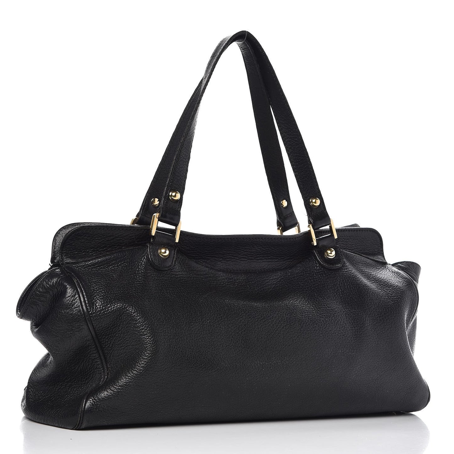 Calfskin Blondie Satchel Black