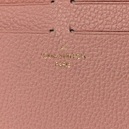 Louis Vuitton Calfskin Felicie Card Holder Insert Rose Poudre 6 of 6