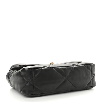 Chanel Lambskin Quilted Medium Chanel 19 Flap Black 4 of 9
