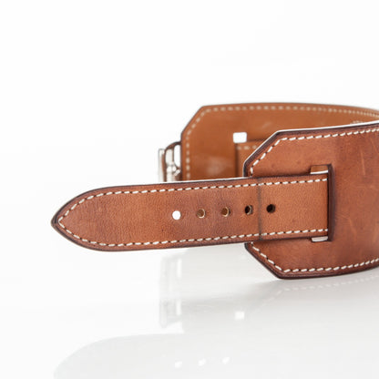 Hermes Barenia 42mm Apple Watch Cuff Fauve 6 of 11