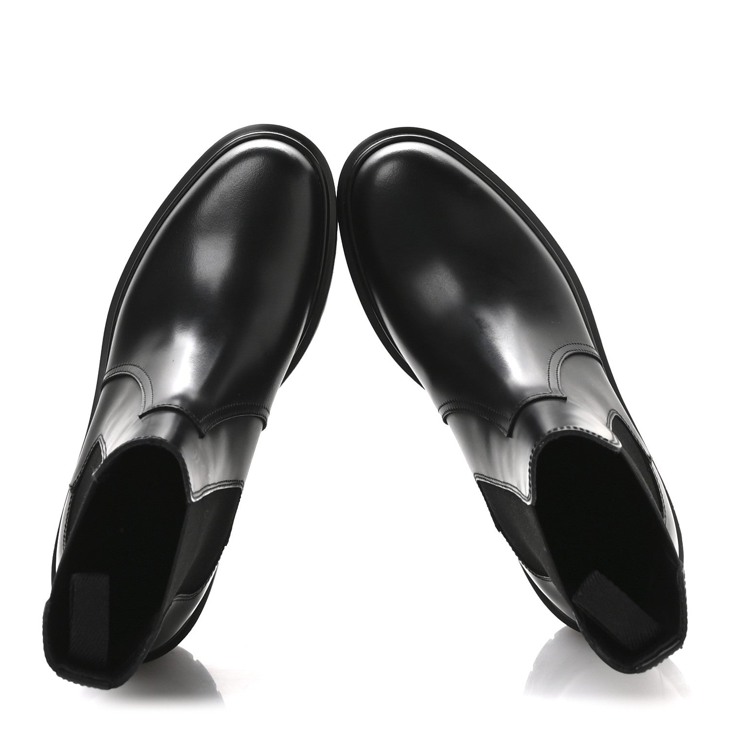 Hermes Calfskin Harrow Ankle Boots 35 Black 2 of 9