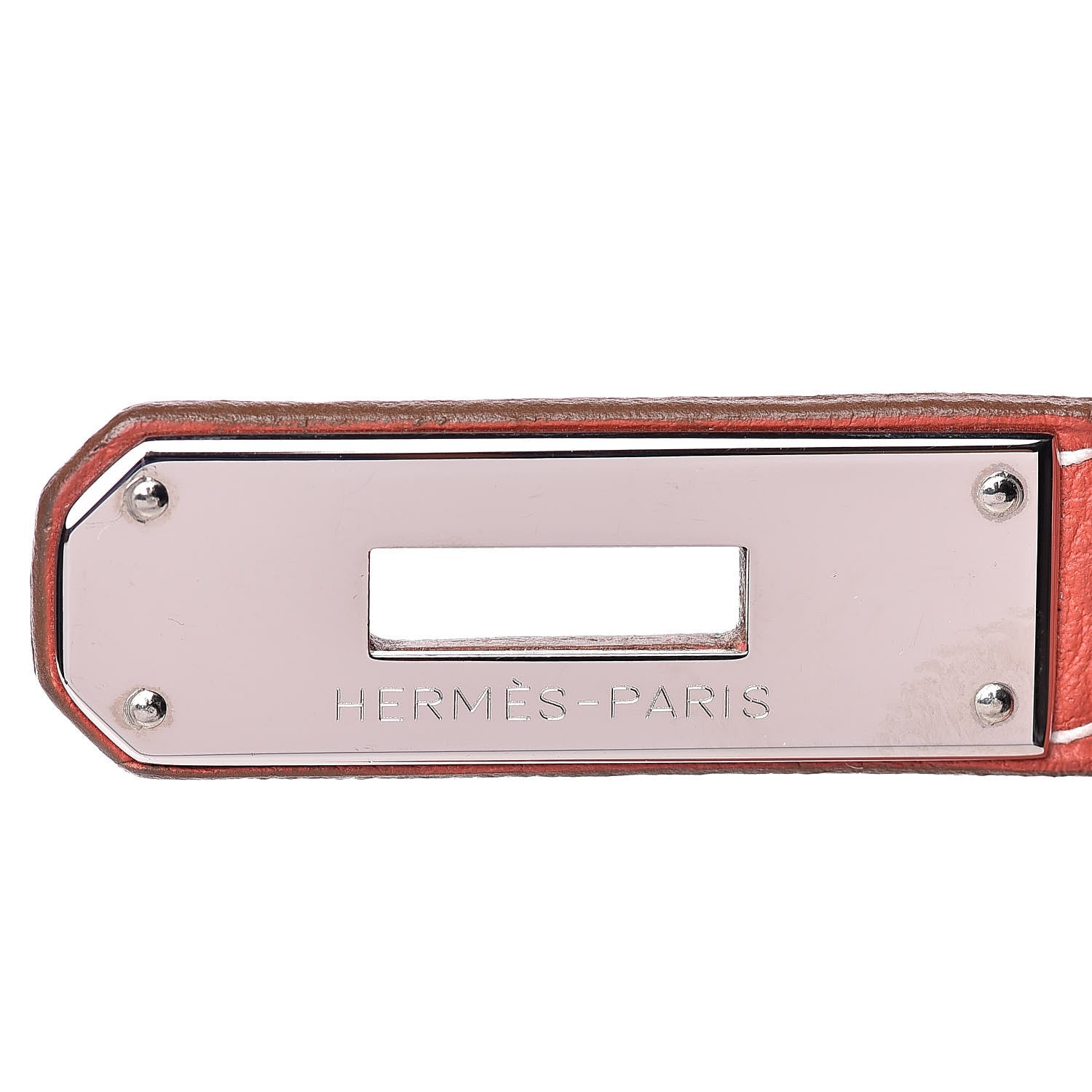 Hermes Togo Casaque Birkin 40 Sanguine White 16 of 31