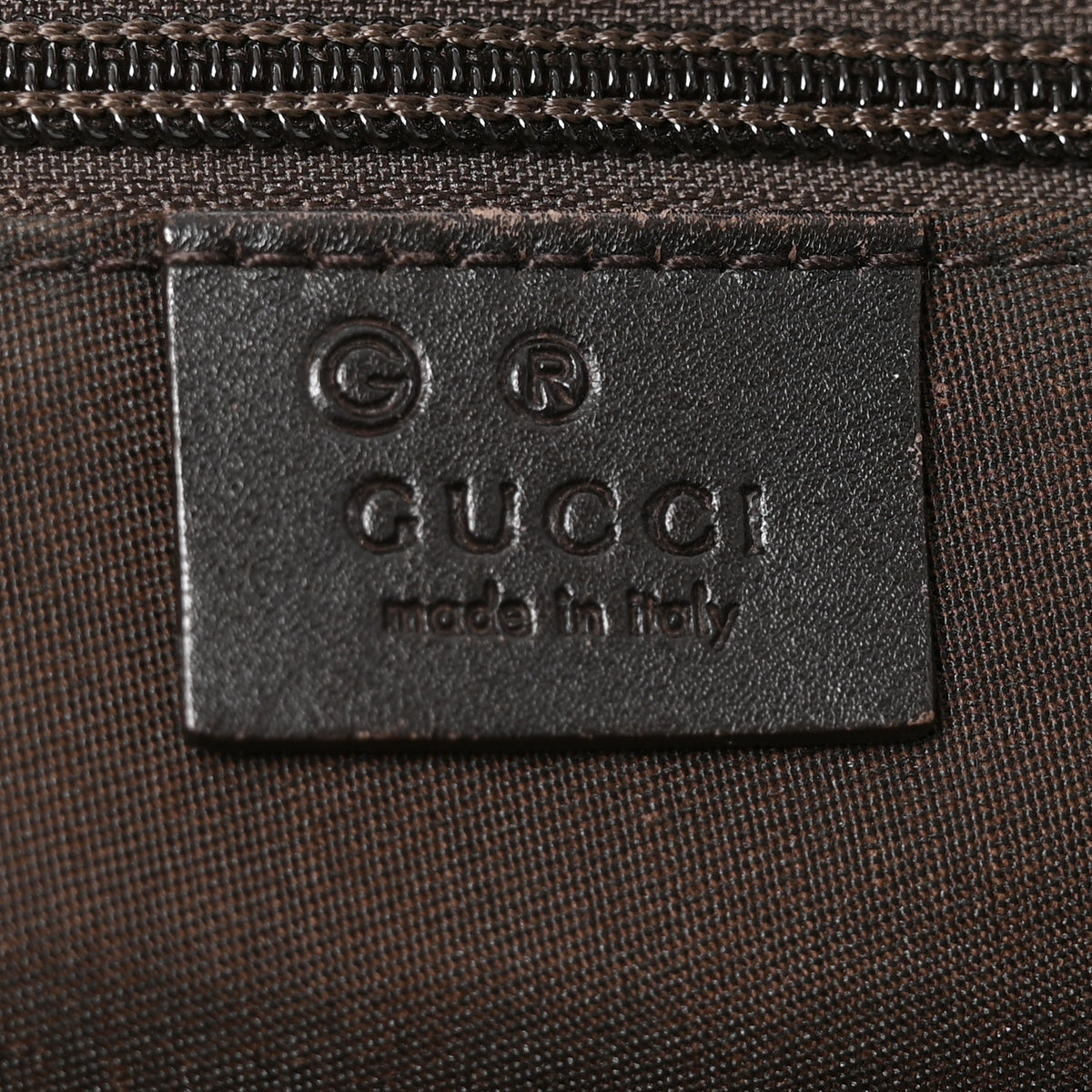 Gucci Nylon Monogram Large Tote Dark Brown 6 of 10