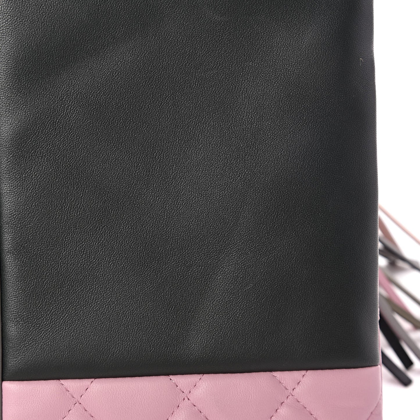 Lambskin Patchwork Large Cosmetic Case Multicolor