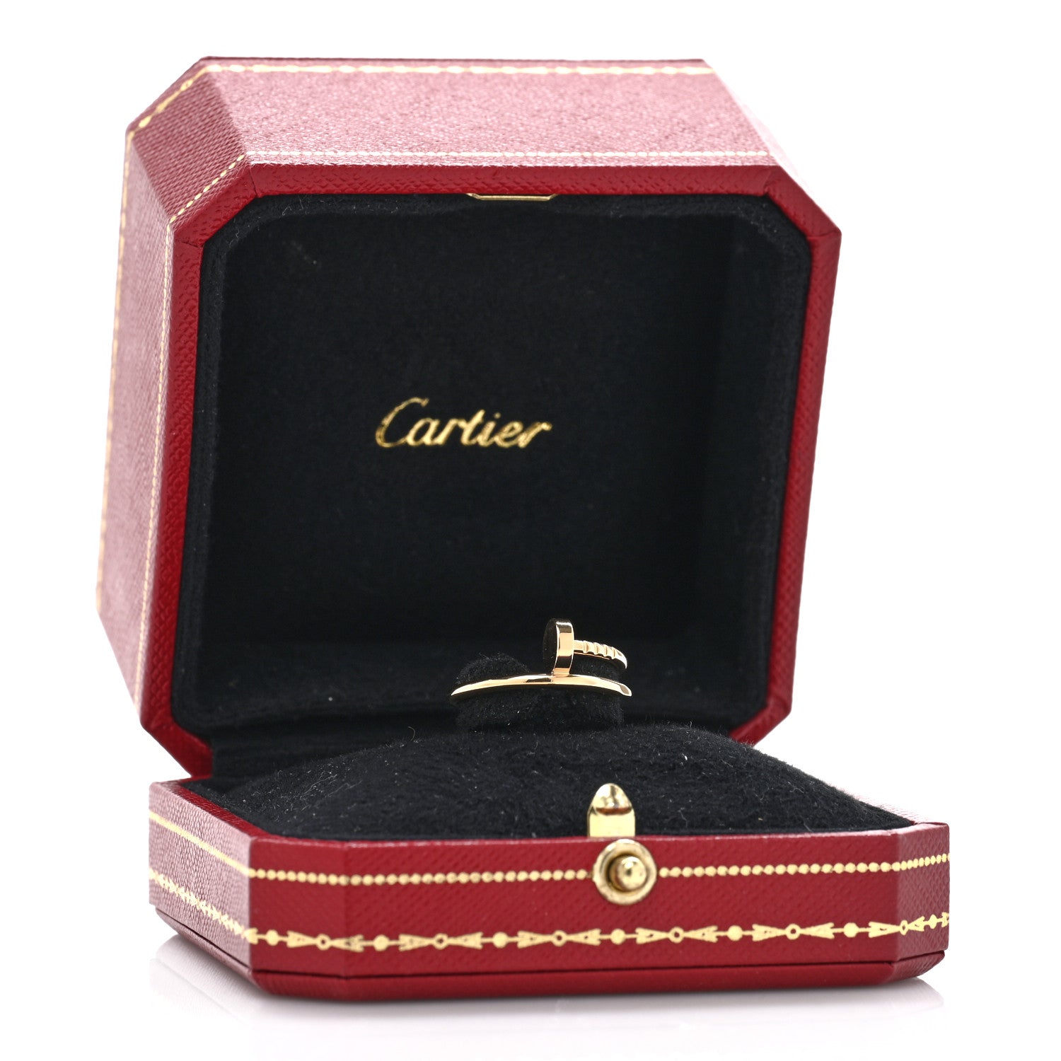 Cartier 18K Yellow Gold Small Juste Un Clou Ring 49 5 5 of 6