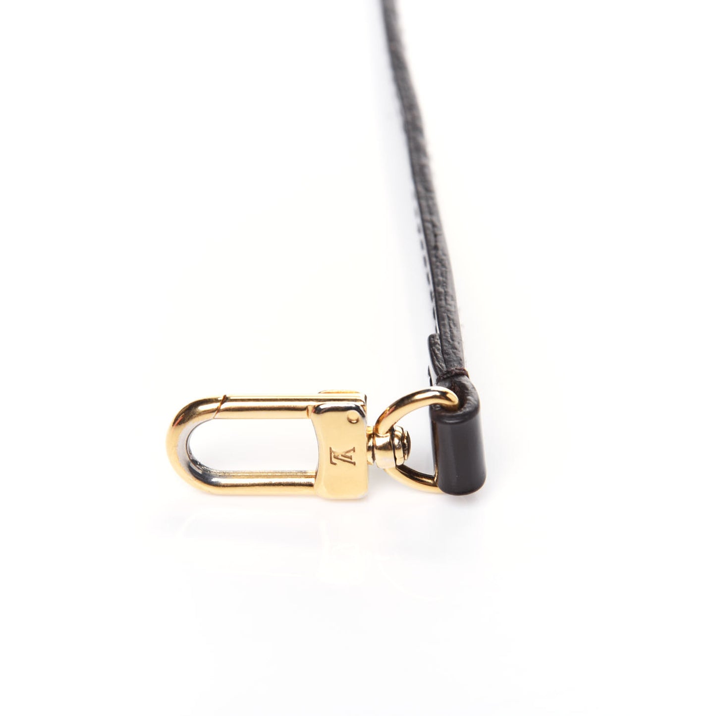 Calfskin Pochette Accessories Strap Brown