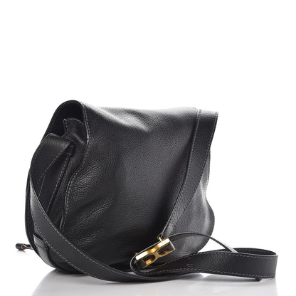 Chloe Calfskin Medium Marcie Round Crossbody Bag Black 3 of 10