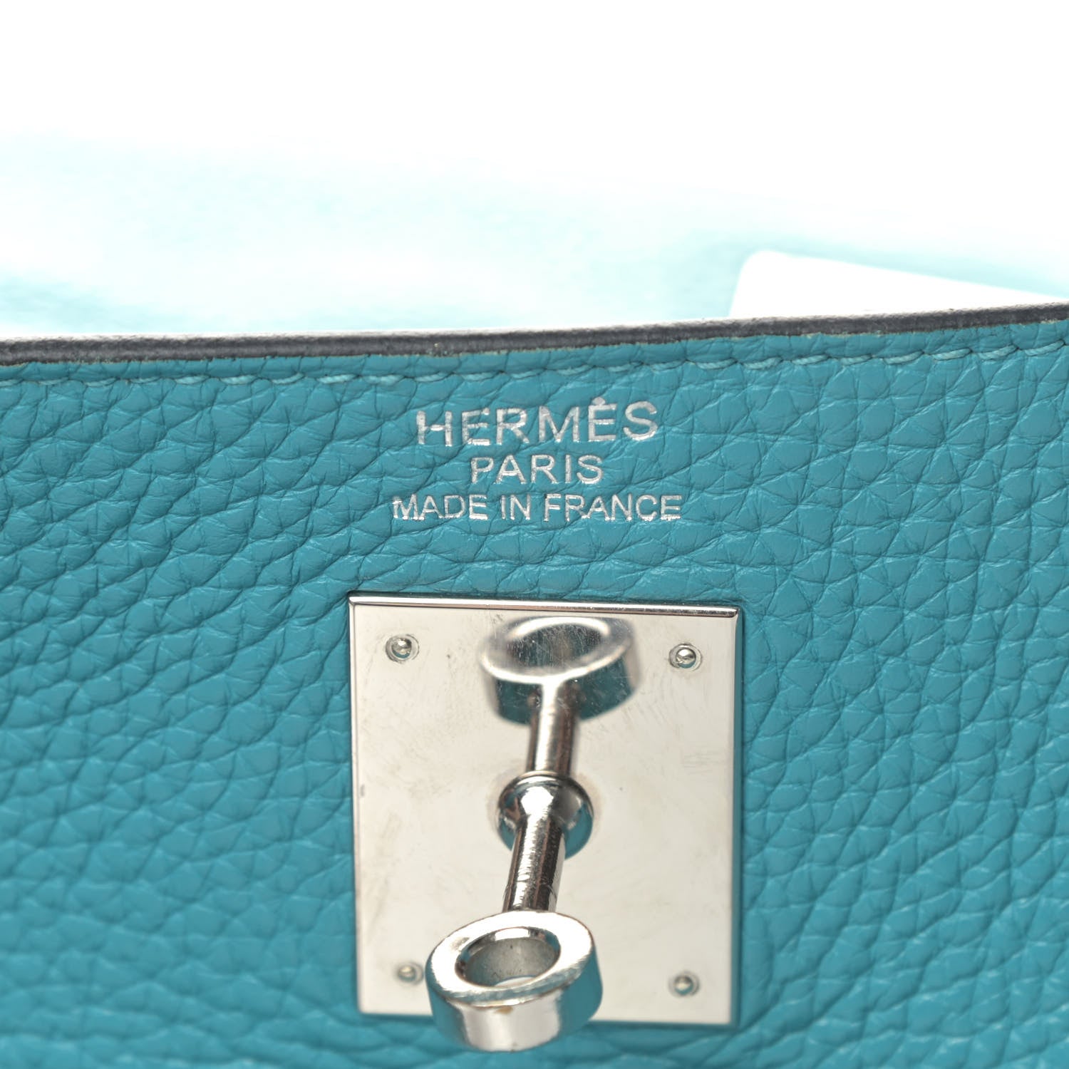 Hermes Togo Kelly Retourne 35 Turquoise 7 of 10
