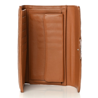 Chanel Metallic Caviar Quilted Large Flap Wallet Copper 5 of 10