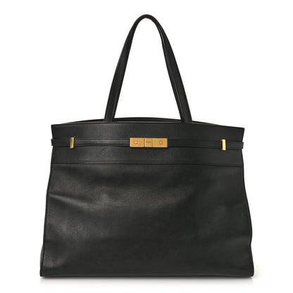 Saint Laurent Calfskin Large Manhattan Shopper Tote Black 1 of 14