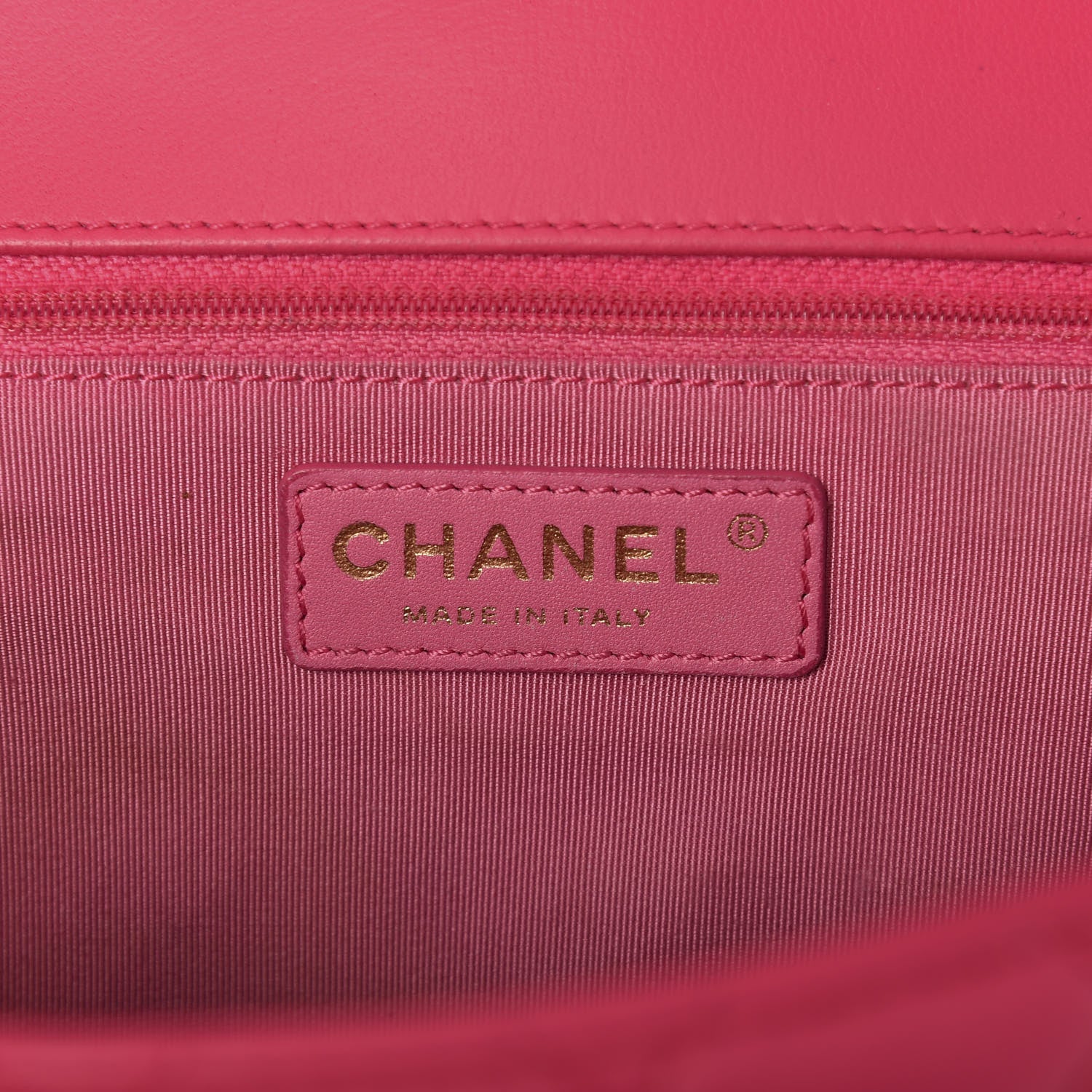 Chanel Lambskin Quilted Jumbo Mademoiselle Chic Flap Fuchsia 6 of 15