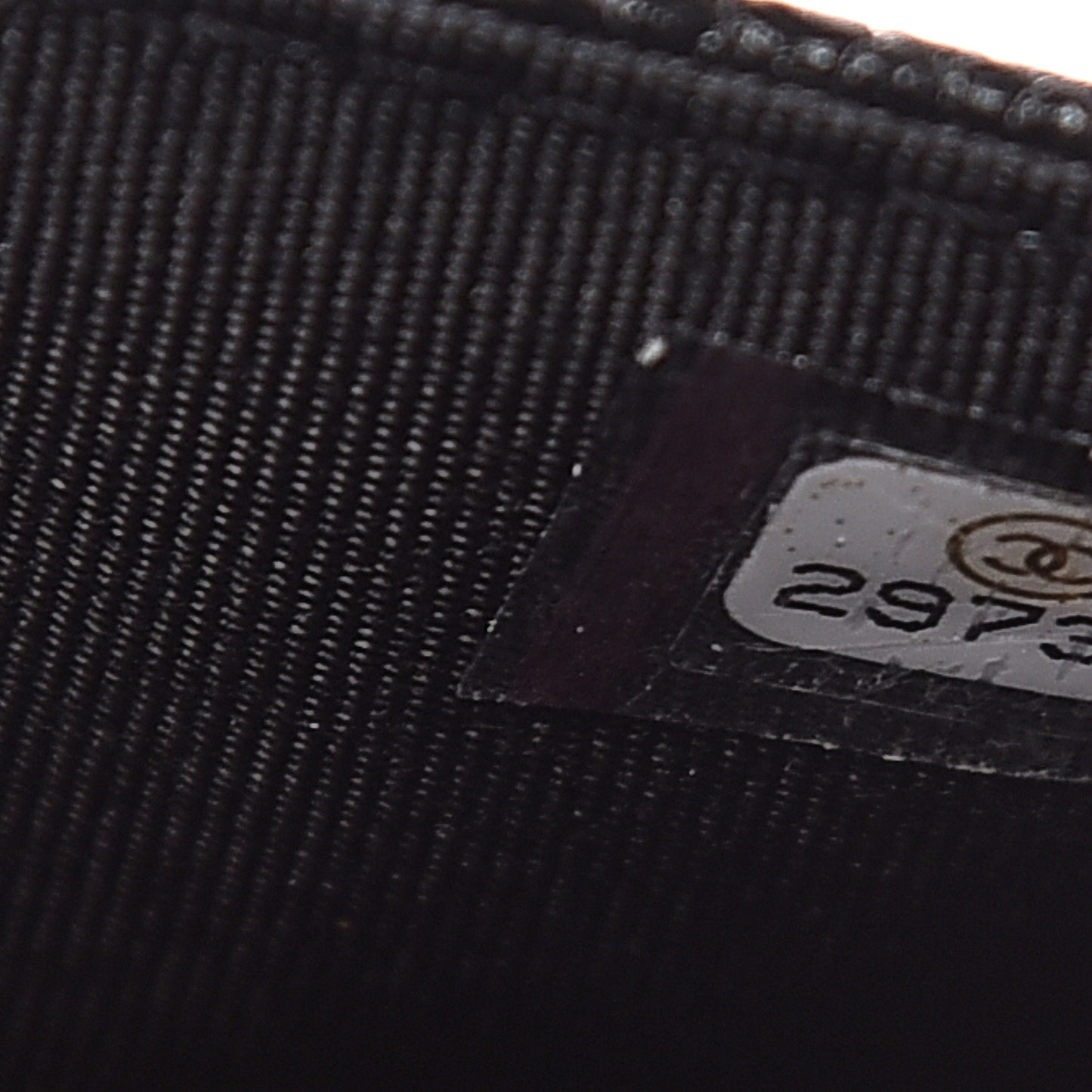 Caviar Quilted Flap Card Holder So Black