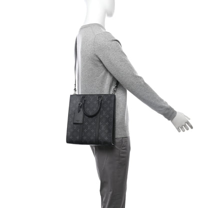 Louis Vuitton Monogram Eclipse Sac Plat Cross 2 of 11