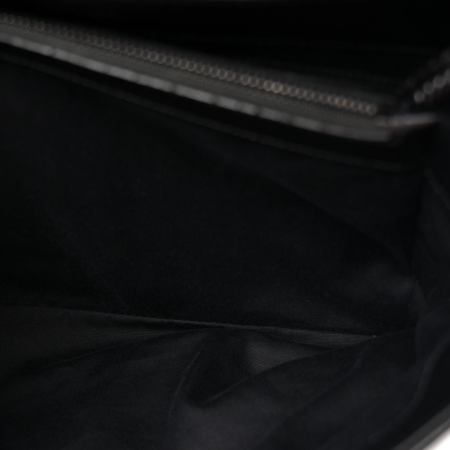 Calfskin Y Quilted Monogram Monochrome Medium Loulou Chain Satchel Black