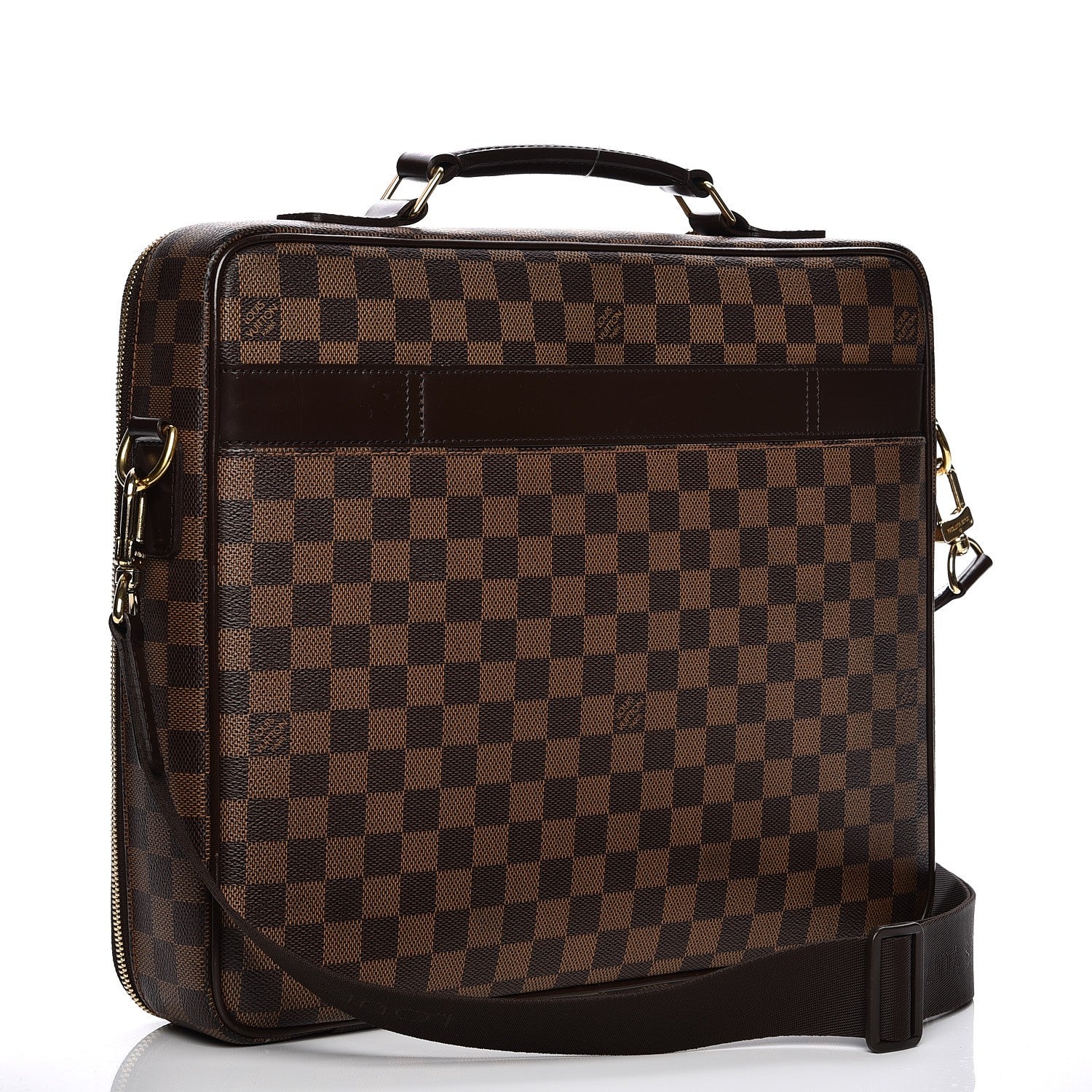 Louis Vuitton Damier Ebene Porte Ordinateur Sabana NM Computer Case 3 of 10