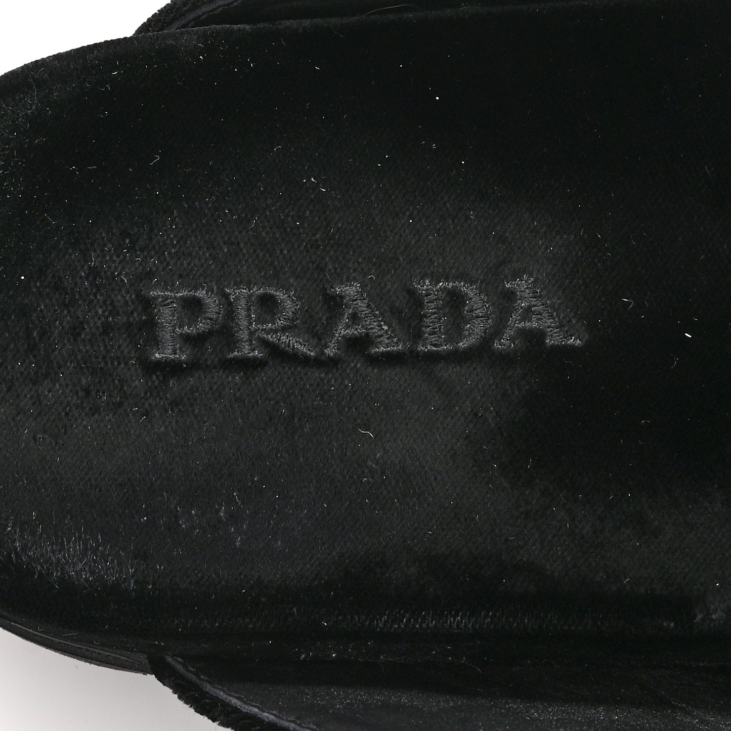 Velluto Triangle 20mm Flat Mules 37.5 Black