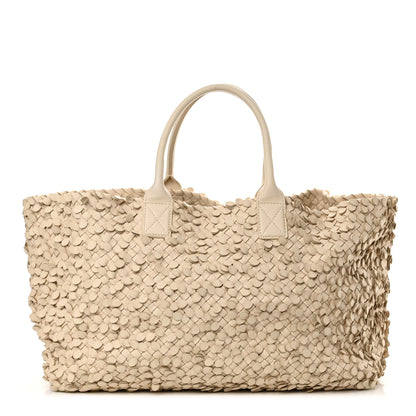 Bottega Veneta Nappa Intrecciato Medium Paillettes Cabat Cream 1 of 16