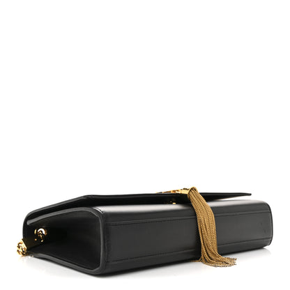 Saint Laurent Smooth Calfskin Medium Classic Monogram Kate Tassel Satchel Black 4 of 16