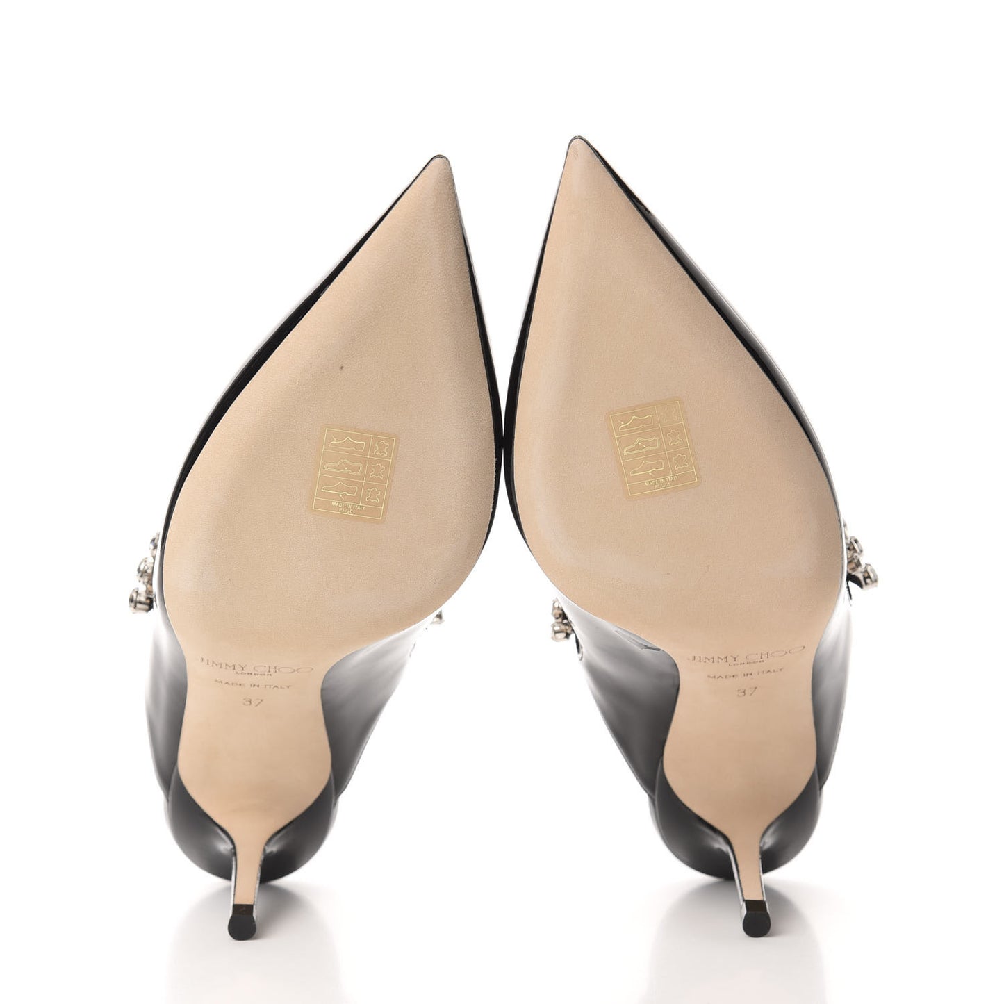 Patent Calfskin Bing 65 Pumps 37 Black