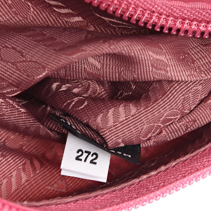 Prada Tessuto Nylon Mini Re-Edition 2000 Bag Begonia 8 of 12