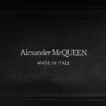 Alexander McQueen Calfskin The Rise Mini Bucket Bag White Black 6 of 11