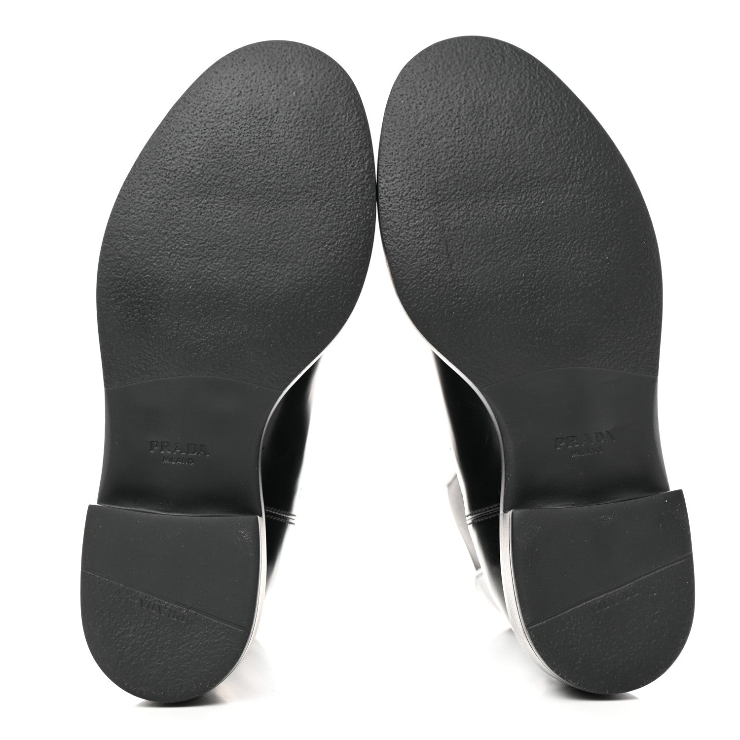 Prada Spazzolato Metal Triangle Logo 50mm Chelsea Boots 36 Black 5 of 8