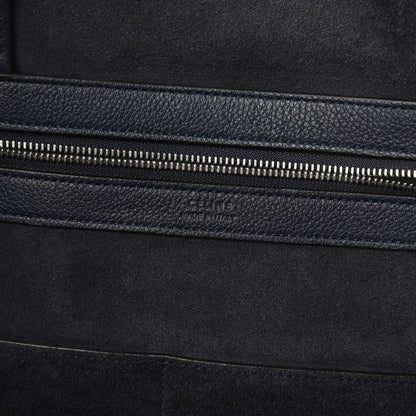 Celine Soft Grained Calfskin Small Belt Cabas Phantom Dark Blue 7 of 11