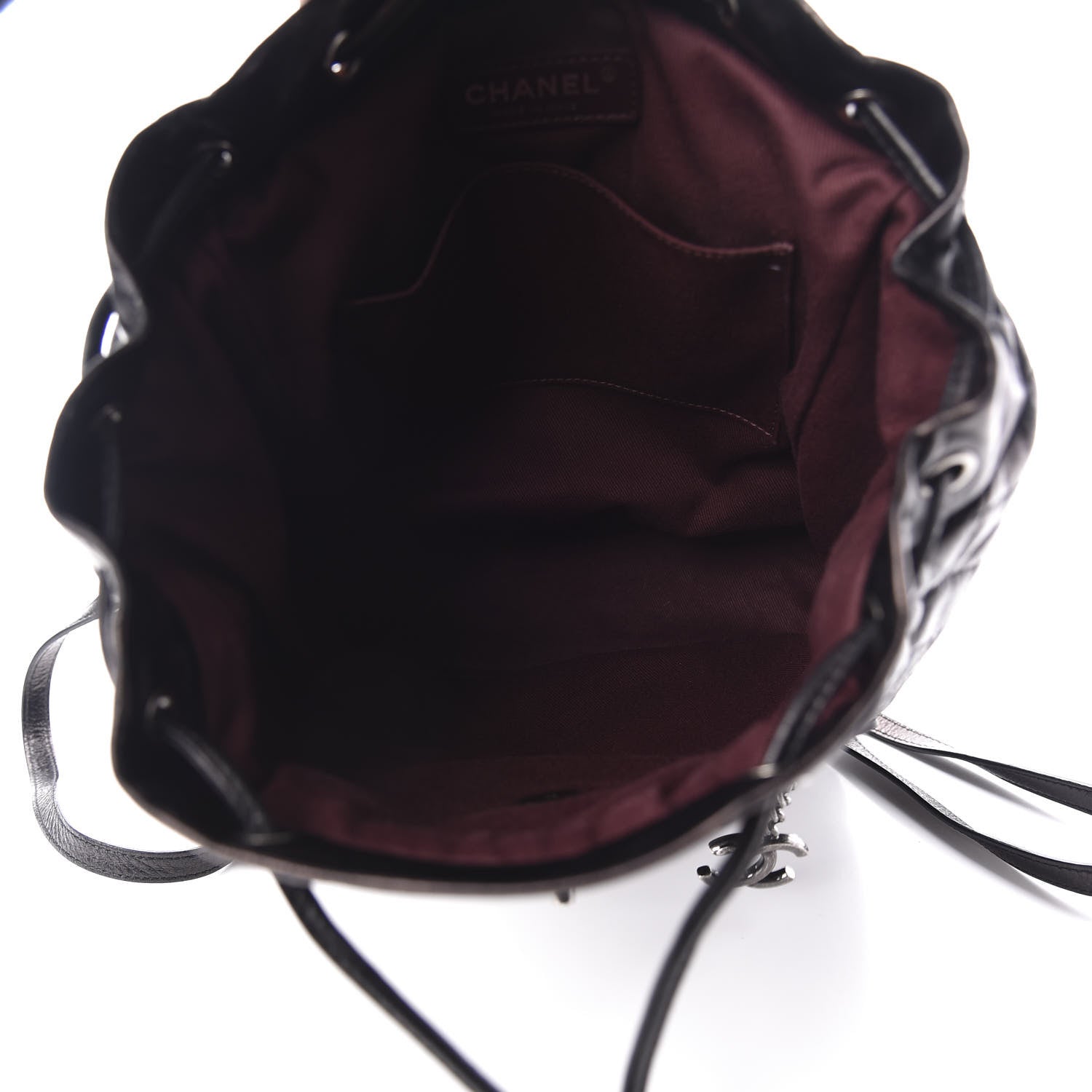 Chanel Glazed Calfskin Quilted Large Salzburg Backpack Black 4 of 9