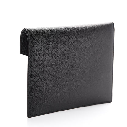 Saint Laurent Grain De Poudre Uptown Baby Pouch Black 2 of 7