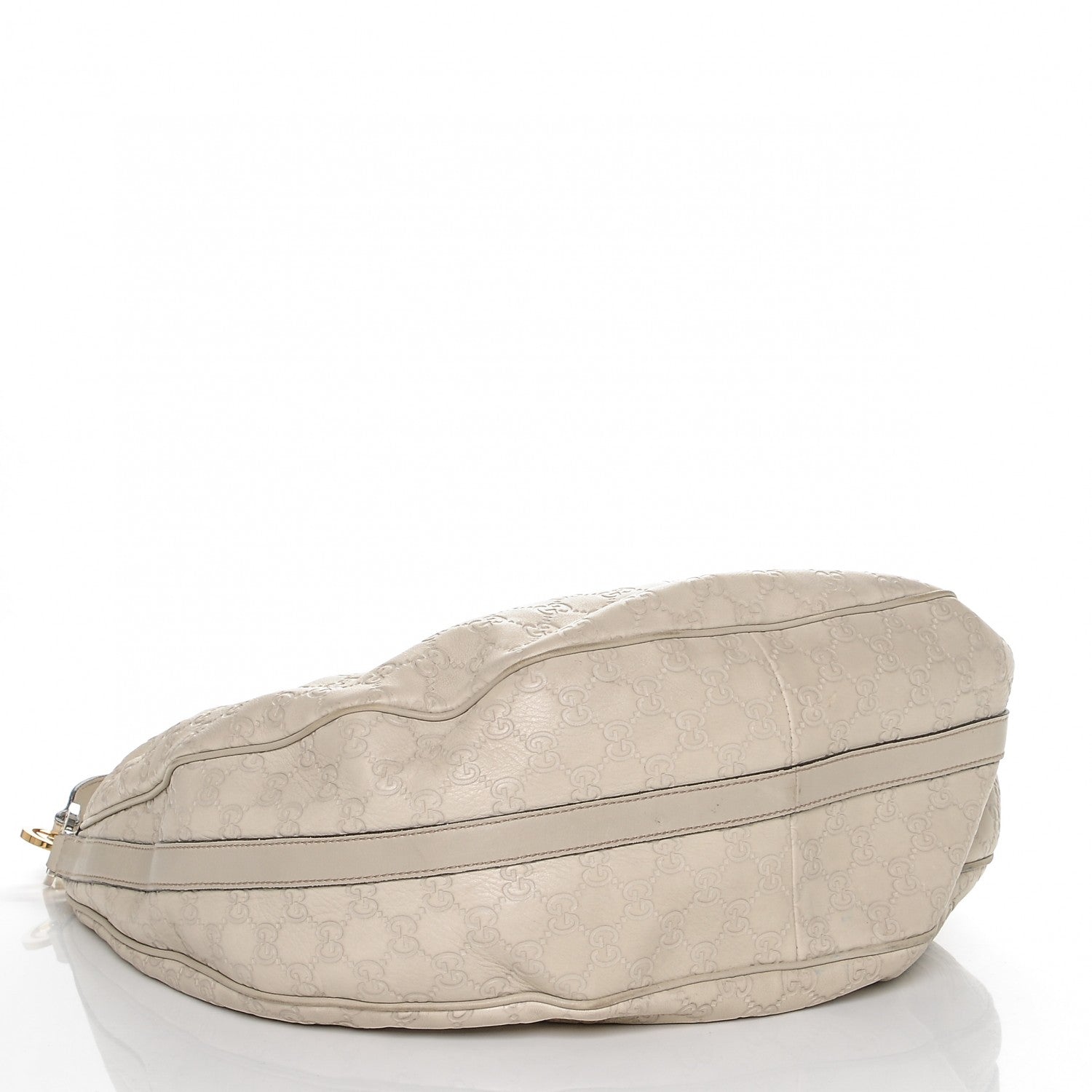 Gucci Guccissima Large GG Twins Hobo Off White 4 of 10