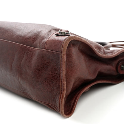 Balenciaga Agneau Classic Hardware City Dark Wine 11 of 13