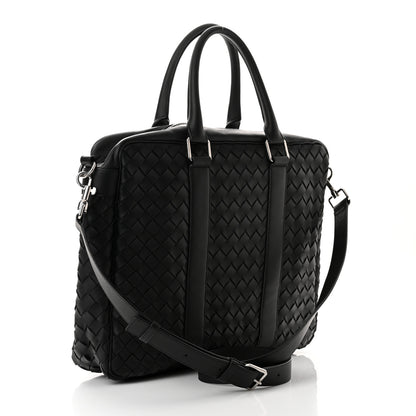 Bottega Veneta Nappa Intrecciato Large Briefcase Black 2 of 8