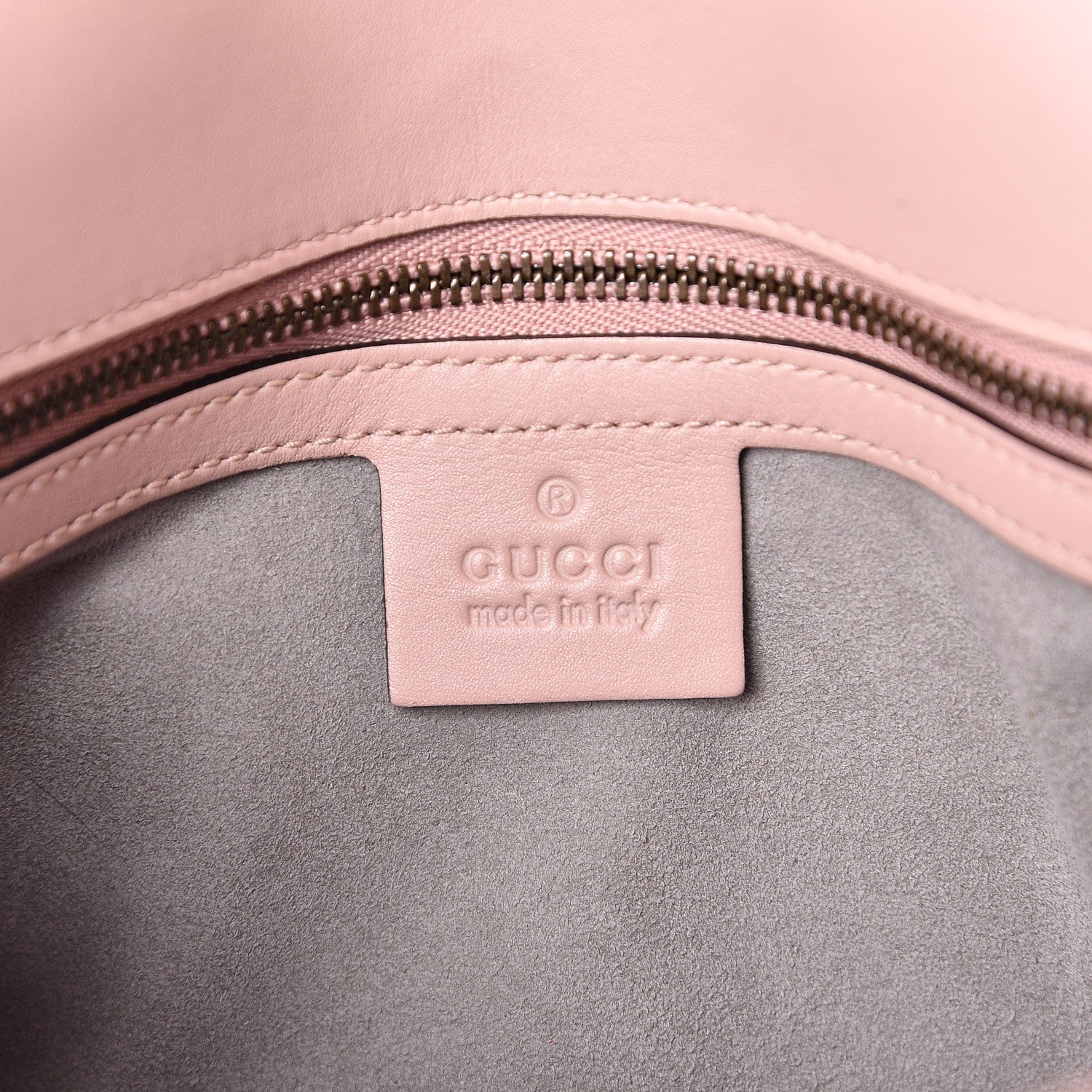 Gucci Calfskin Matelasse Small GG Marmont Shoulder Bag Perfect Pink 6 of 11