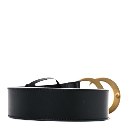 Gucci Calfskin Double G 40mm Belt 95 38 Black 2 of 8