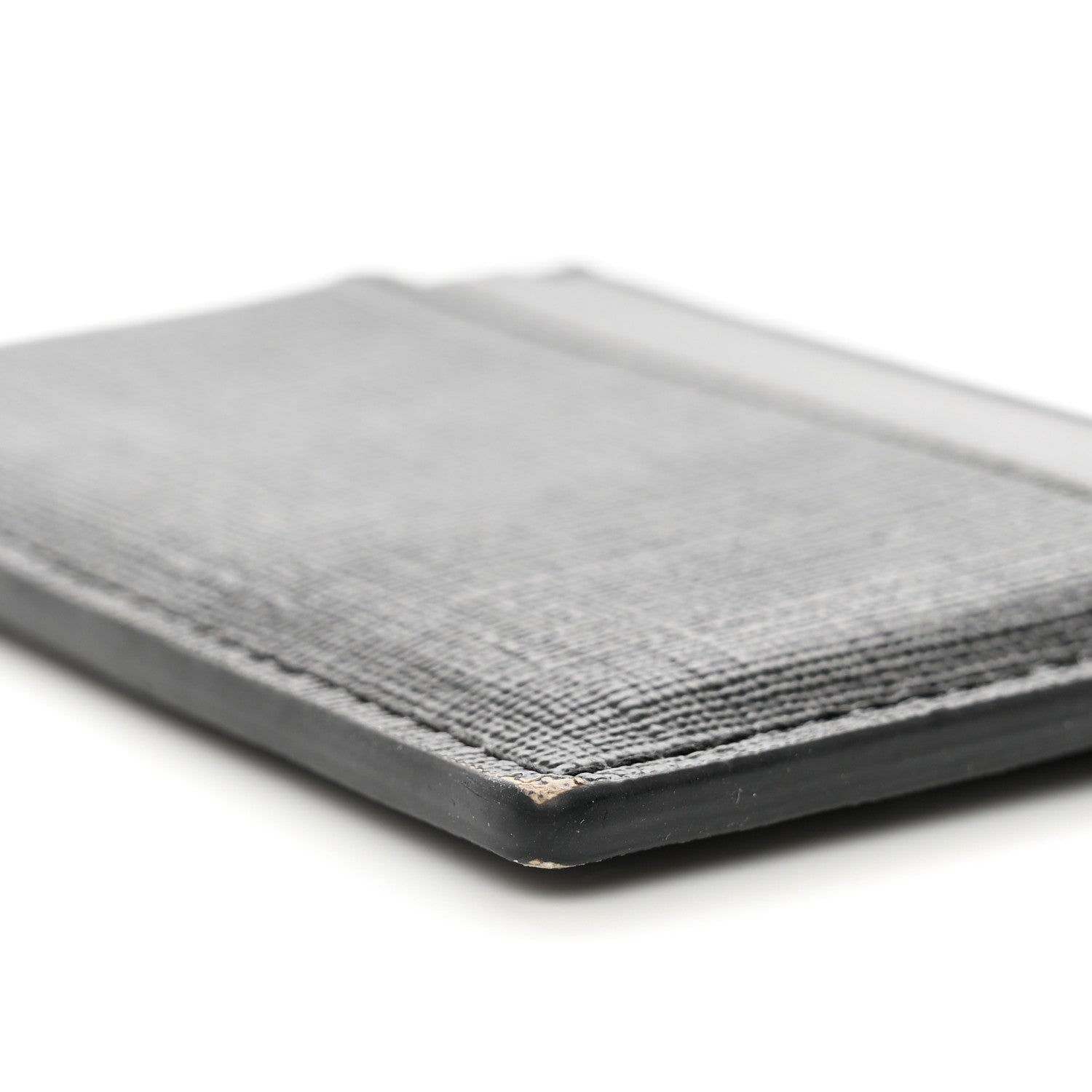 Gucci GG Supreme Monogram Kingsnake Card Holder Black Grey 7 of 8