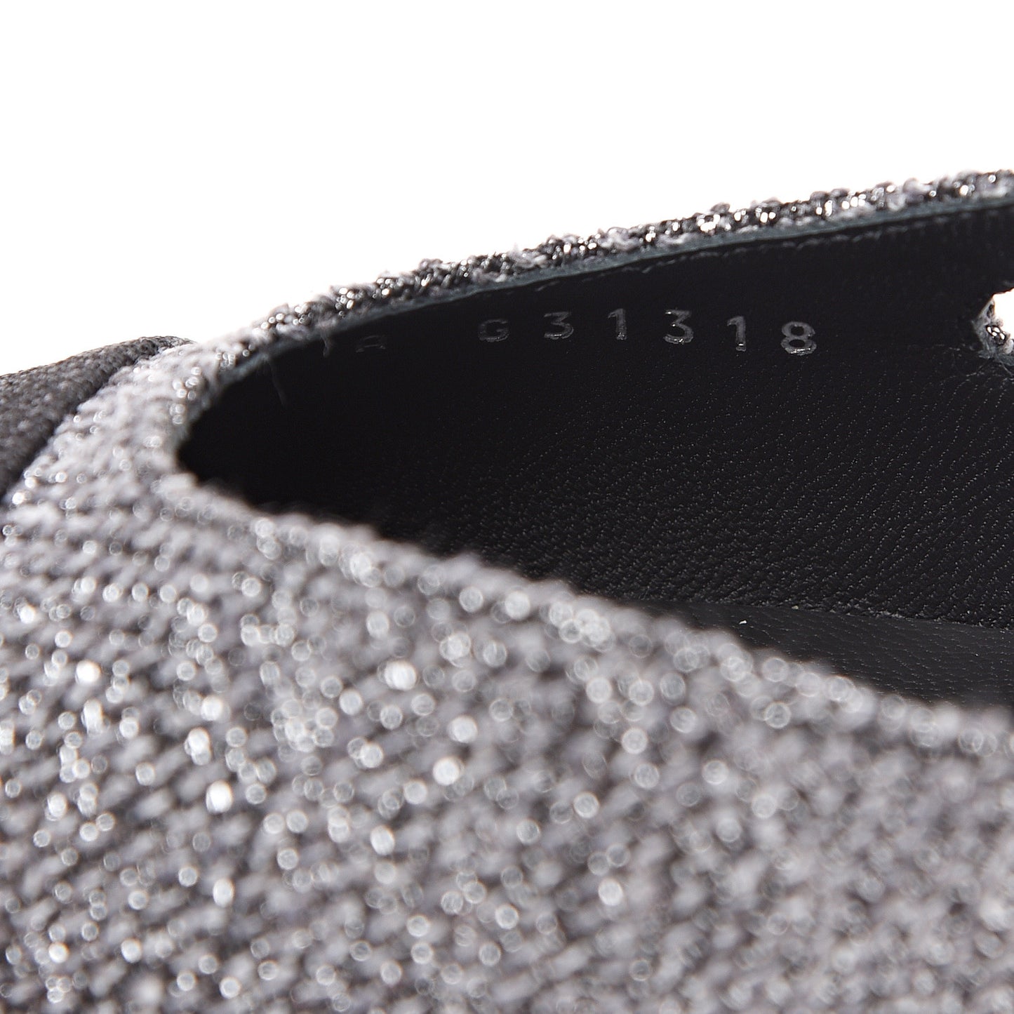 Tweed Cap Toe CC Slingback Pumps 36 Black Grey