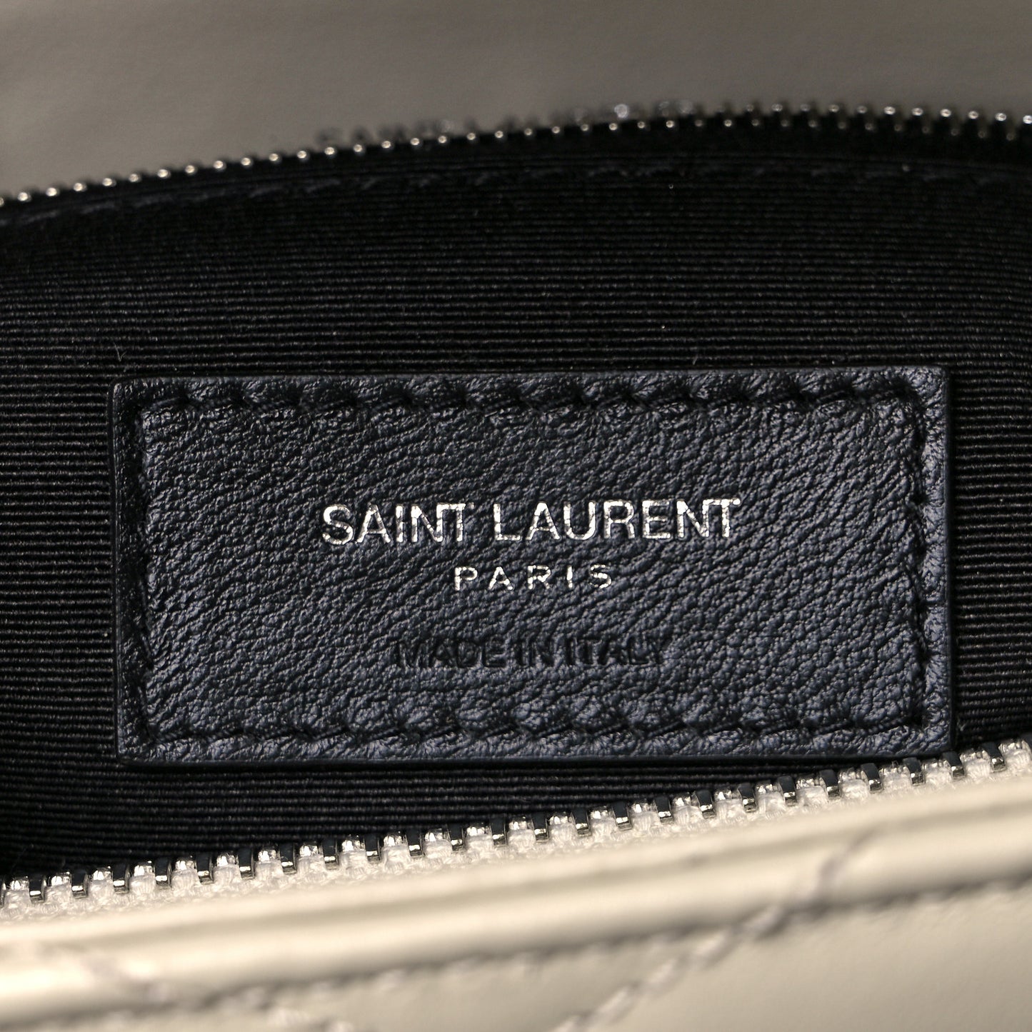 Calfskin Y Quilted Monogram Medium Loulou Chain Satchel Crema Soft