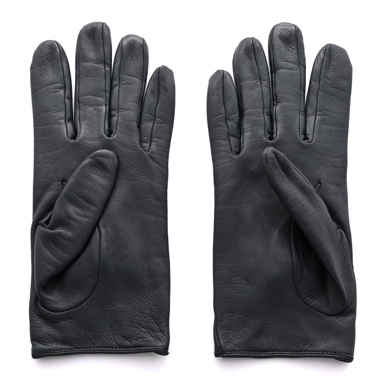 Lambskin CC Bow Gloves 7 Grey